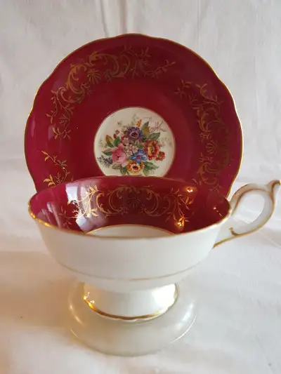 NOT AVAILABLE..coalport cup & saucer, View more
