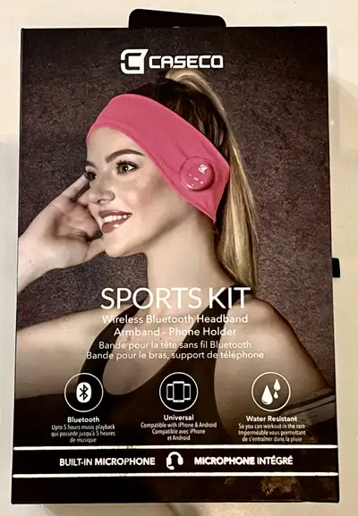 Caseco Wireless Bluetooth Head Band with Phone armband-NEW, View more