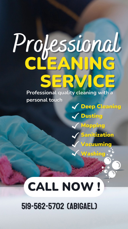 Professional house keeper/cleaner. in Cleaners & Cleaning in Windsor Region