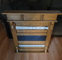 Solid oak pool scrore/chalk board