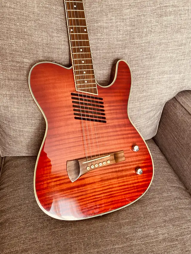 Vester Tradition Telecaster Electric Guitar with Hard Case in Guitars in Winnipeg - Image 6