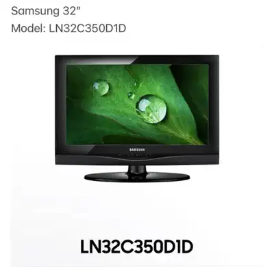 720P 60HSamsung 32" LN32C350D1D LCD Flat Panel HDTV, View more