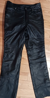 Women's HD Leather Biking Pants - For Sale
