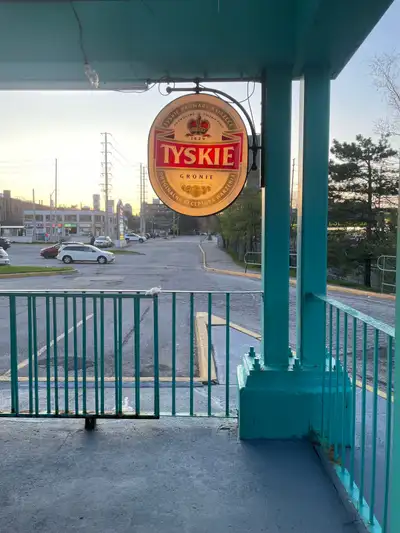 Vintage European Beer Light Sign – TYSKIE – Bar/Restaurant , View more