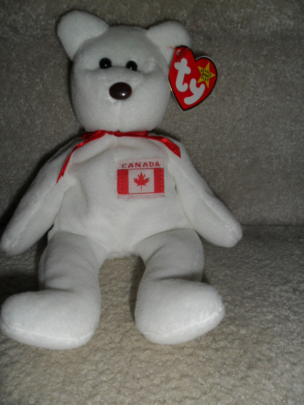 New Vintage Ty Beannie, Maple Bear $20. Brown Nose in Arts & Collectibles in Saskatoon