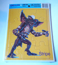 VINTAGE 1984 GREMLINS "STRIPE" TRAY BOARD JIGSAW PUZZLE