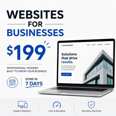 Business Websites for $199, View more