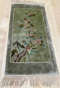 Small Silk and Wool Rug