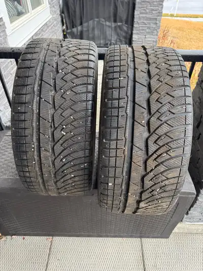 235/35/19 winter Michelin alpine tires Only 2 available almost brand new! $300 obo