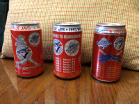 Coke Blue Jays Championship Cans