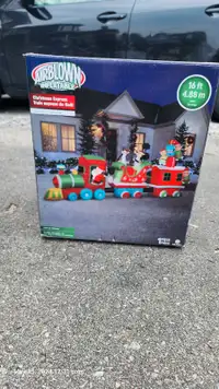 Blow up Christmas Train