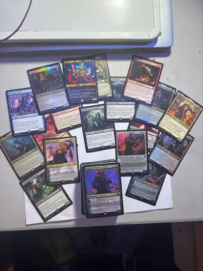 Lot of around 160+ rare and mythic rare cards. I can sell individualy but price listed is for all.