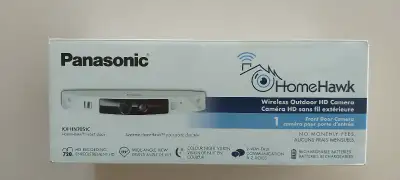 Panasonic Home Hawk front door camera with 720p HD recording, 172 degree wide angle lens, 2 way talk...