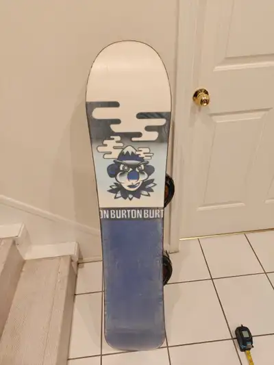 Burton snowboard + Burton bindings + almost new boots!! (Kid), View more