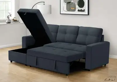 Hot Sale Elegant 3-Way Comfort New Convertible Sofa Bed Storage, View more