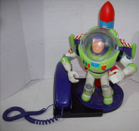 Toy Story Buzz Lightyear Takeoff Rocket Landline Phone Brooktel