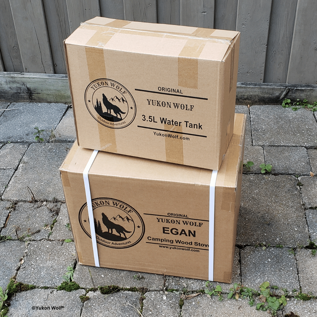 Portable Camping Wood Stove With 3.5L Hot Water Tank (Charlo,PE) in BBQs & Outdoor Cooking in Charlottetown - Image 11