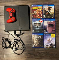 PS4 500GB w/ 6 games