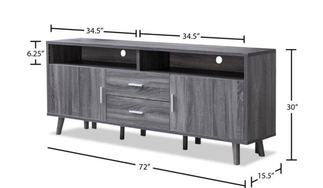 TV STAND NEW dans Meubles de télé et unités de divertissement  à Ottawa - Image 2