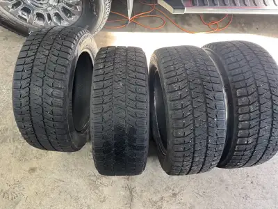 205/55/16. 4 Winters tires for sale. 1/2 worn. ($150). Good for one winter left. Or use them for the...