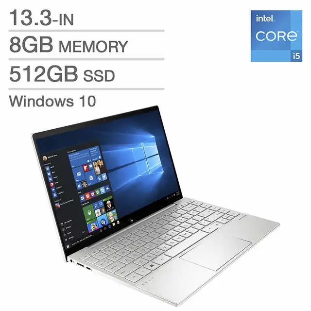HP Envy 13-BA1001CA i5-1135G7 512GB SSD 8GB RAM DDR4 Win 11 in Laptops in Laval / North Shore - Image 2
