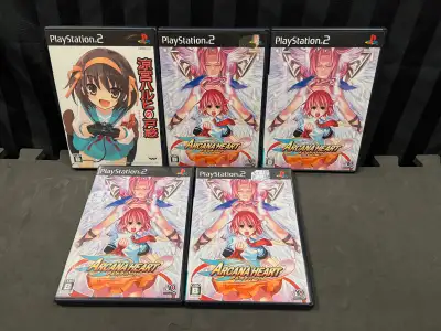 Five (5) Japanese Sony PlayStation 2 Game Lot, View more