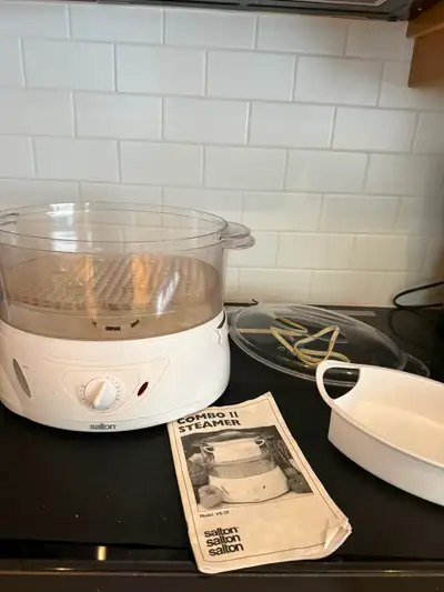 Salton II Steamer and Manual, View more