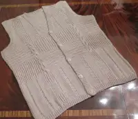 Custom Merino Wool Vest; Superbowl Leather Jacket - Large Sizes