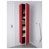GODMORGON High Cabinet - High Gloss Red -  NEW - 40x30x192cm