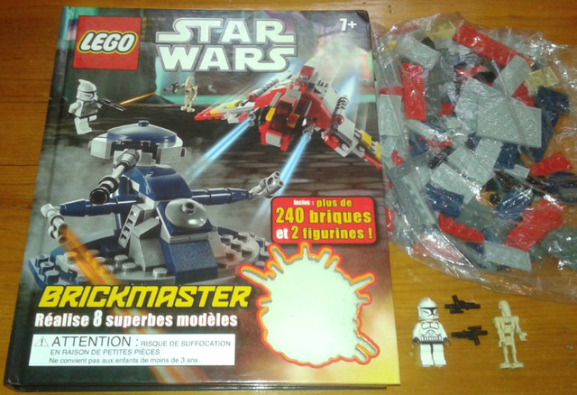 Lego Star Wars Brickmaster 100% complet  242 morceaux, 2 minifig dans Jouets et jeux  à Ouest de l’Île