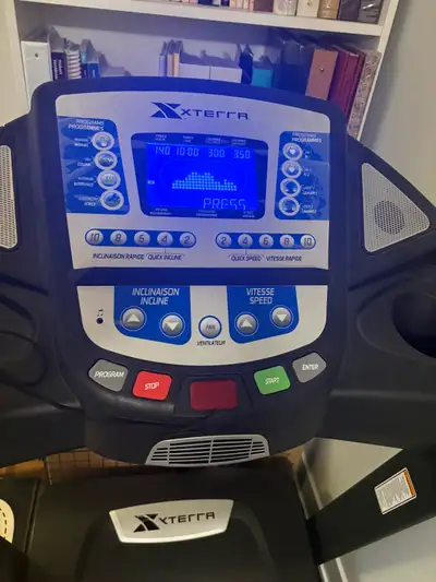 XTerra Treadmill (foldable) Bought a bit ago but works perfect, just lacking space to keep it Has 10...