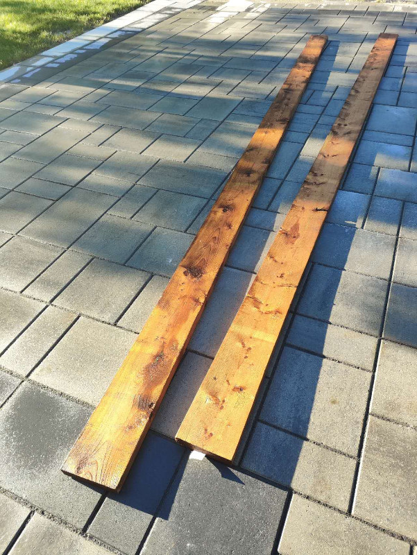 treated wood beam 2in x 8in x 16ft dans Terrasses et clôtures  à Ville de Montréal