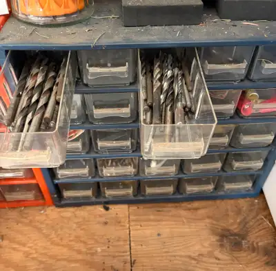 Part storage drawers, View more