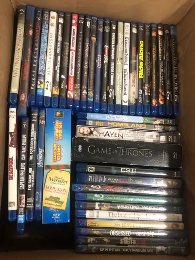 I’m selling the blu-rays I’m not going to keep. Getting ready for a move. Selling as a lot. Box incl...