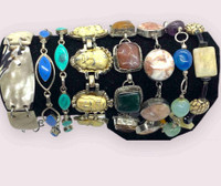 Vintage Bracelets Gemstone Jewelry Lot