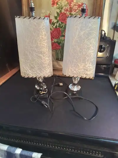 Super MCM Parchment Shade Table Lamps 19", View more