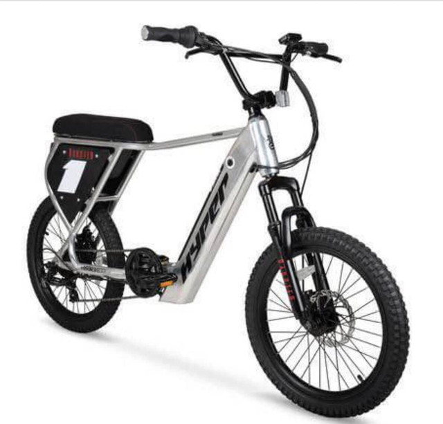 Hyper 36v Electric 20 inch Radster, Unisex, Aluminum Bike, Silve in eBike in Mississauga / Peel Region