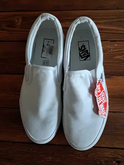 White Vans Slips New with tags, View more