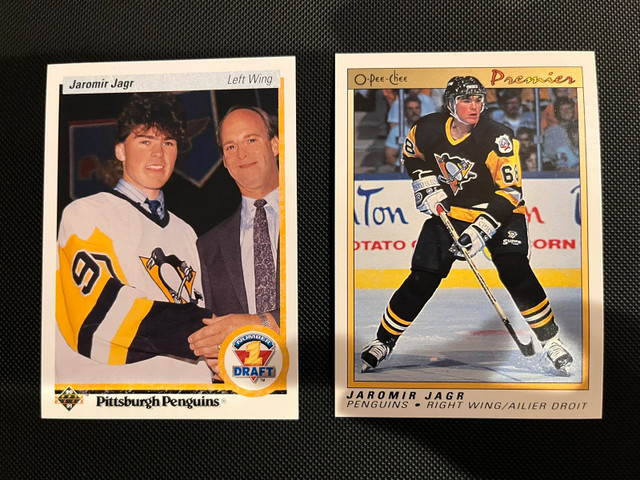 Jaromir Jagr Rookie Cards in Hockey in City of Halifax