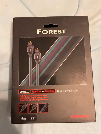 AudioQuest Forest Optilink 5m Audio Cable TOSLINK, View more