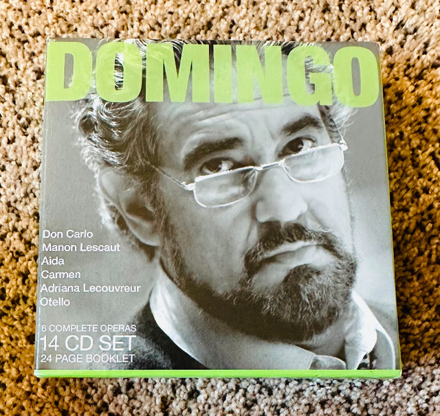 Placido Domingo : Domingo ~ 14-CD Set (2007) ~ 6 Complete Operas in CDs, DVDs & Blu-ray in Calgary