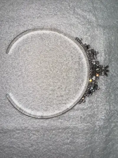 JAY FLEX STERLING TIARA VINTAGE RHINESTONE, View more
