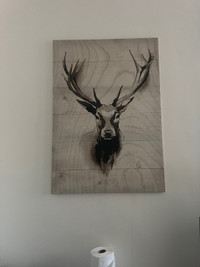 Wall art deer