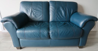 Leather love seat/sofa $50