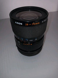 Canon FD Mount Kiron Precision 28-70mm F/3.4-4.5 Marco Lens