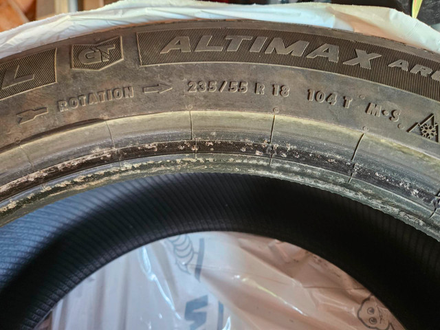 WINTER TIRES FOR SALE - ALTIMAX 235/55 R 18 in Tires & Rims in Yarmouth - Image 2