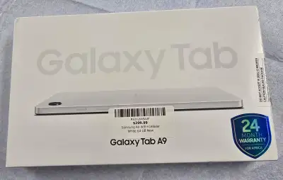 Brand New Samsung Galaxy Tab A9–Wi-Fi + Cellular–64GB–Sealed, View more