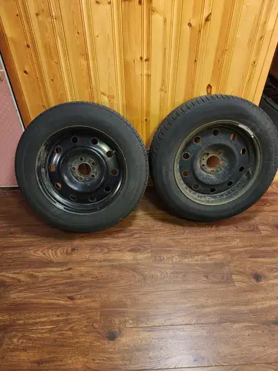 I have 4 Michelin Winter tires with rims in good condition from a Dodge Charger. Size 215/65R17 -Bou...