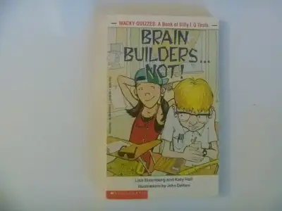 Wacky quizzes: a book of silly I.Q. tests. 1993 illustrated Scholastic Books paperback. 84 pages. (2...