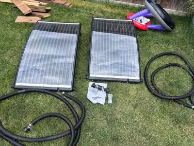 2x Above Ground Pool Sola Panels , View more